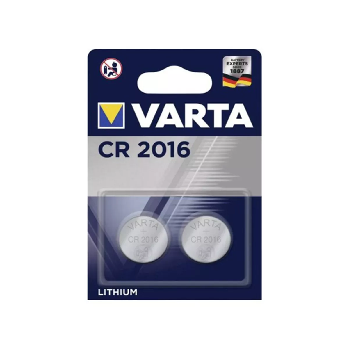 ЛИТИЕВИ БАТЕРИИ 2БР CR 2016 VARTA