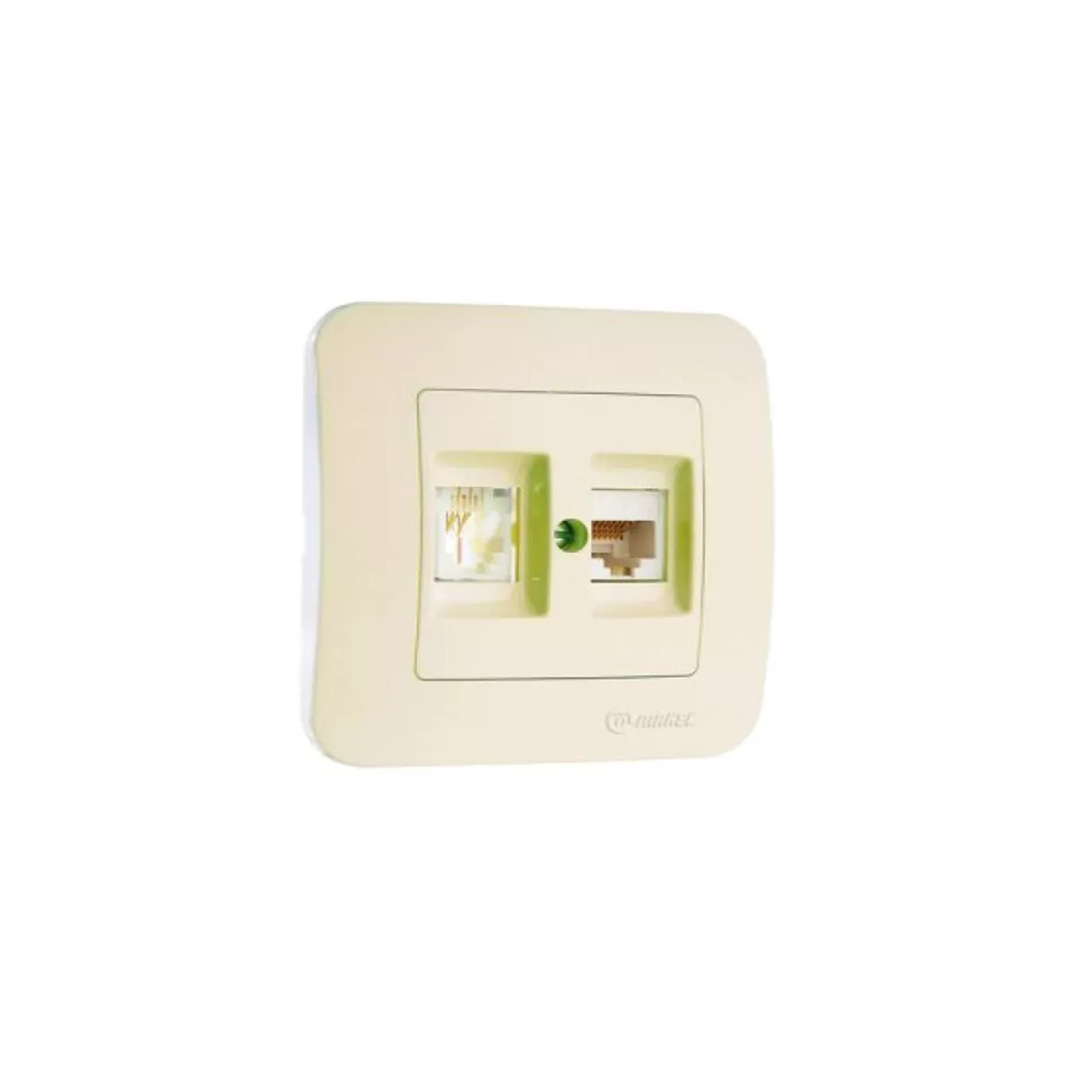 РОЗЕТКА CAT5 КРЕМ MAKEL LILLIUM NATURAL 55237