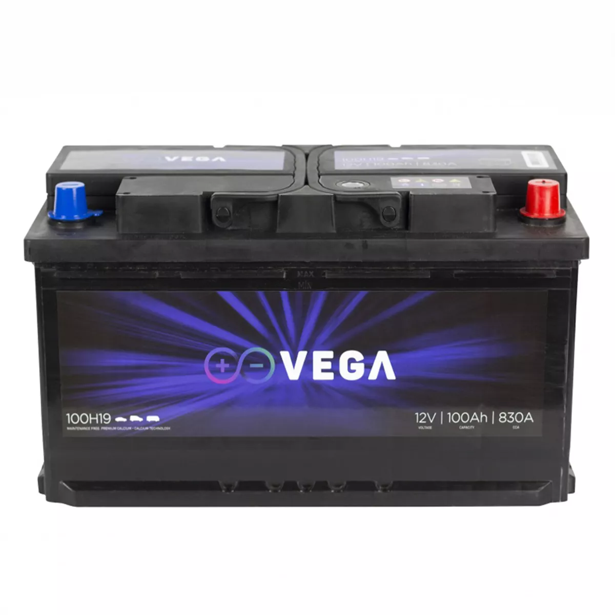 АКУМУЛАТОР VEGA 100 Ah 830A