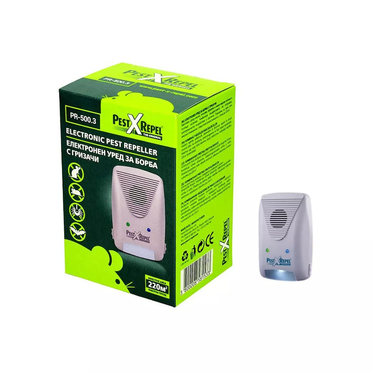 ЕЛЕКТРОНЕН УРЕД СРЕЩУ ГРИЗАЧИ PR-500.3 PESTXREPEL
