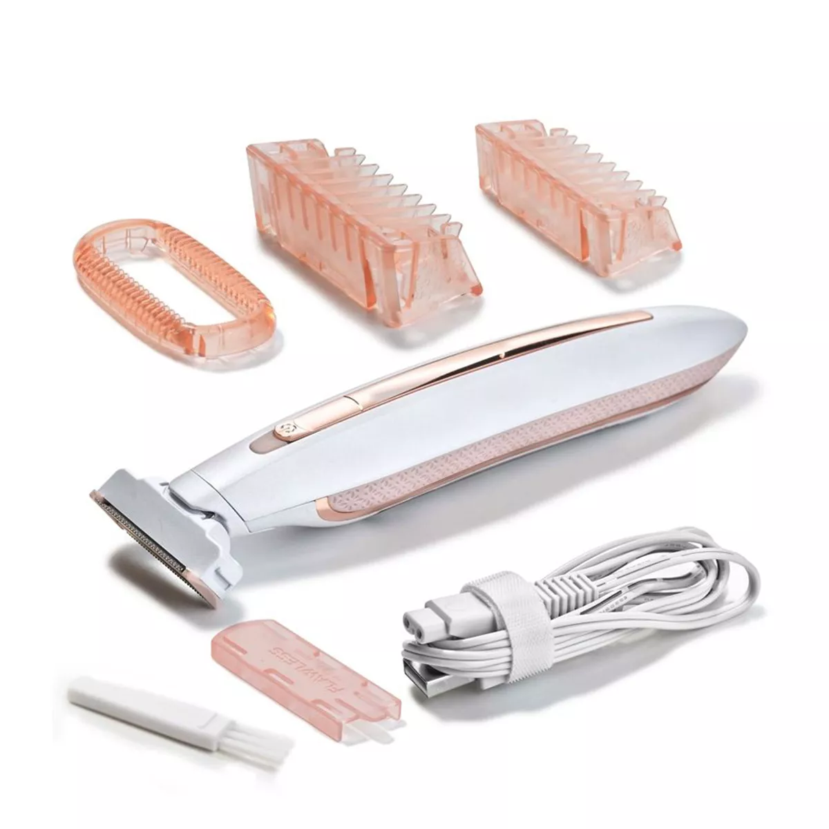 ДАМСКИ ТРИМЕР ЕК-292W ELECOM В КОМПЛЕКТ С АКСЕСОАРИ