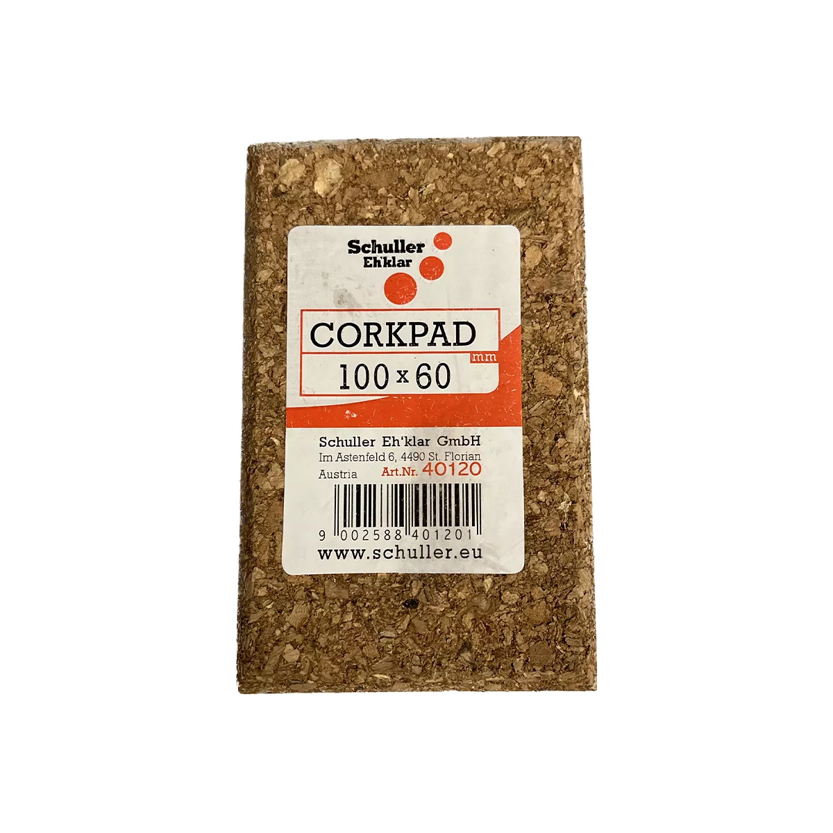 ТРУПЧЕ ЗА ШЛАЙФАНЕ КОРКОВО 10*6*4СМ  40120