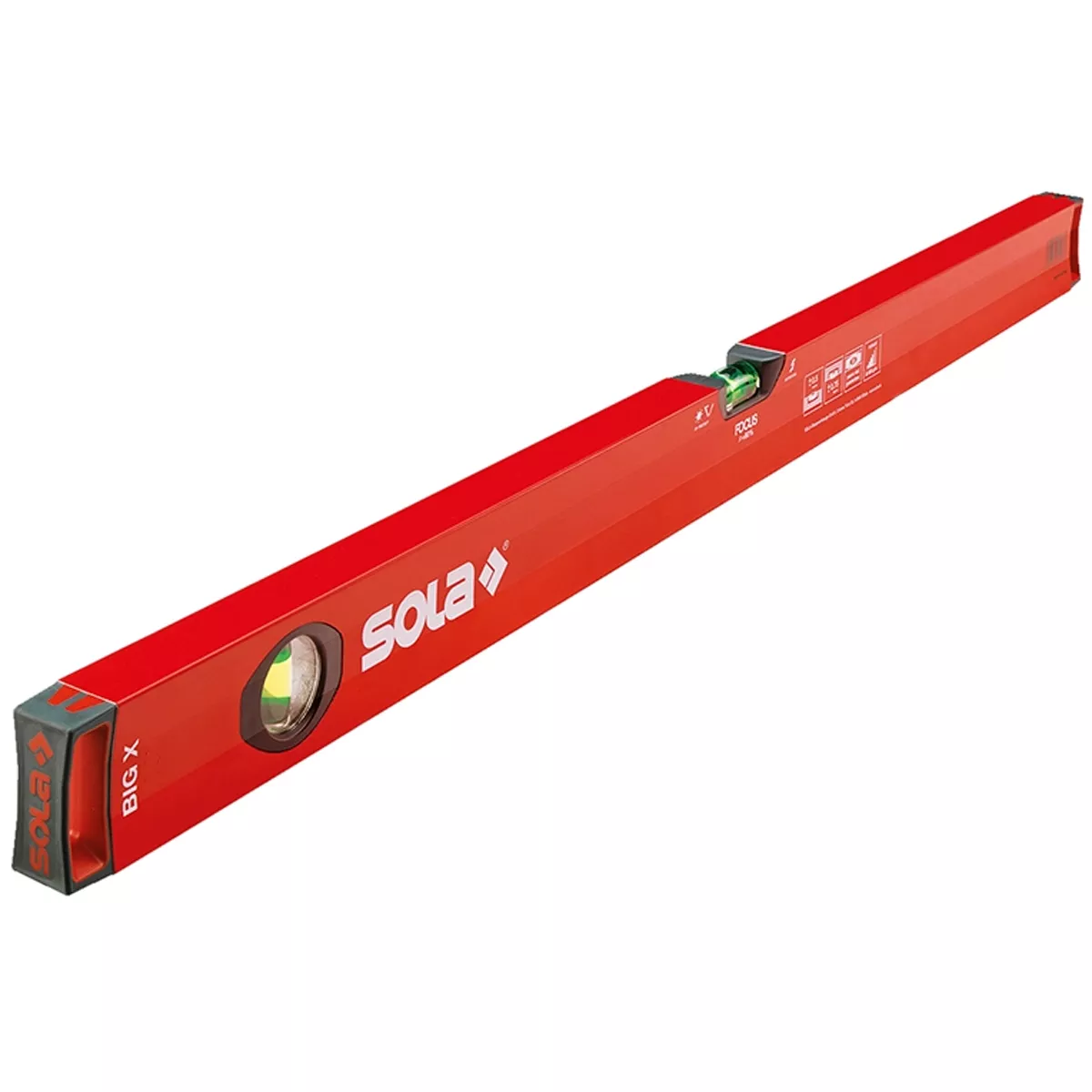 АЛУМИНИЕВ НИВЕЛИР 60СМ SOLA BIG X 60