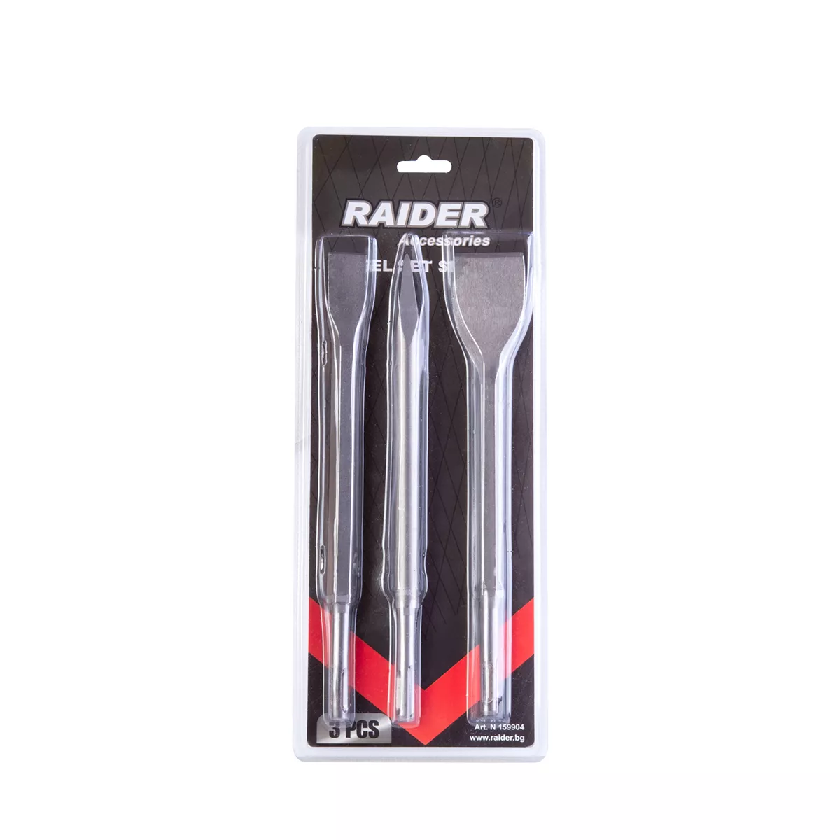 ДЛЕТА ЗА БЕТОН SDS-PLUS 3БР КОМПЛЕКТ RAIDER 159904