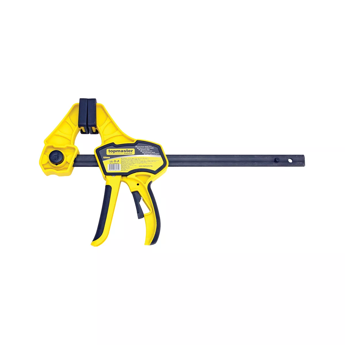 СТЯГА БЪРЗ ЗАХВАТ 2В1 150ММ TOPMASTER 250510