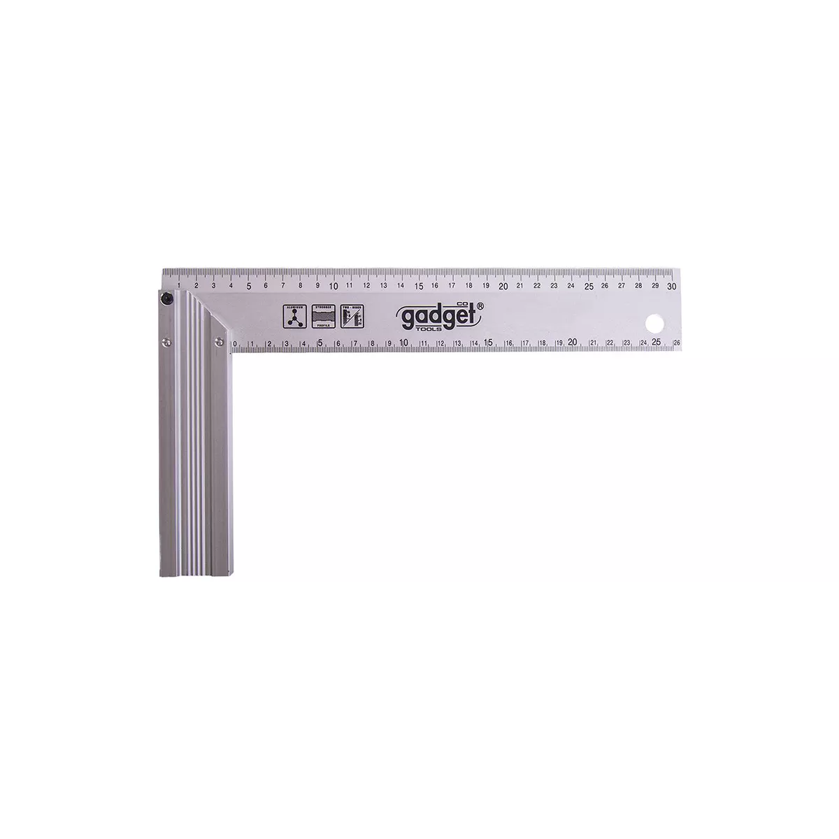 ПРАВ ЪГЪЛ АЛУМИНИЕВ 300ММ 280902