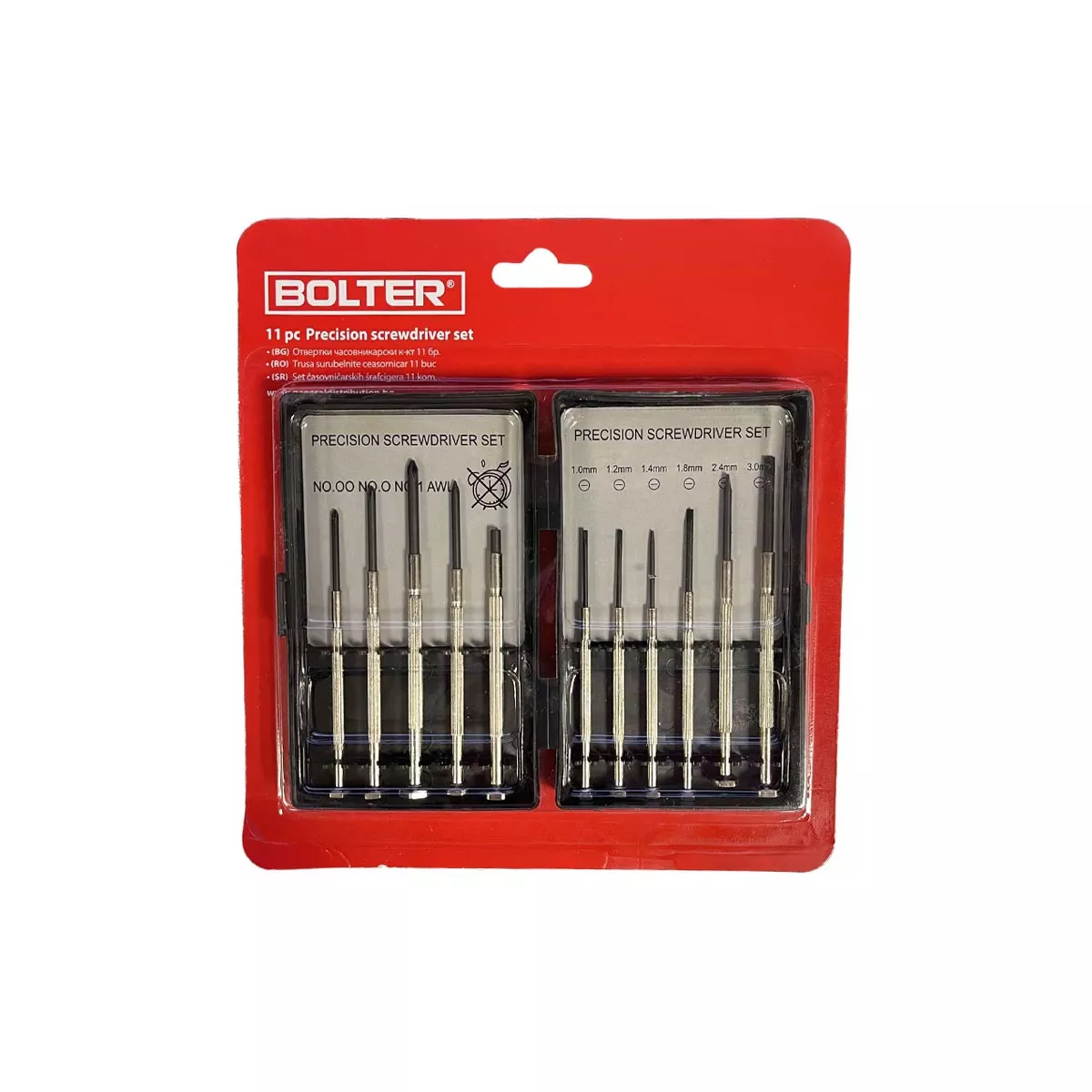 ОТВЕРТКИ ЧАСОВНИКАРСКИ 11БР., МОД. XG53660 BOLTER