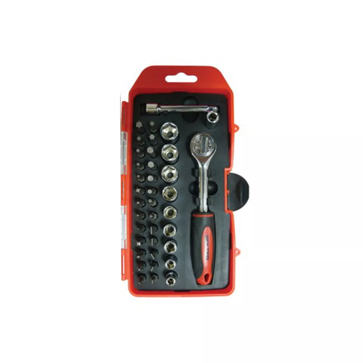 ТРЕСЧОТКА С ВЛОЖКИ И НАКРАЙНИЦИ 38 ЧАСТИ BOLTER 53696