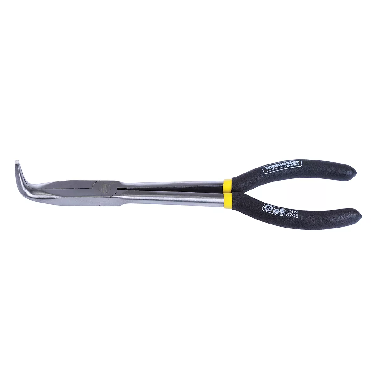 КЛЕЩИ ДЪЛГОУСТИ ИЗВИТИ 90° TOPMASTER 275 ММ