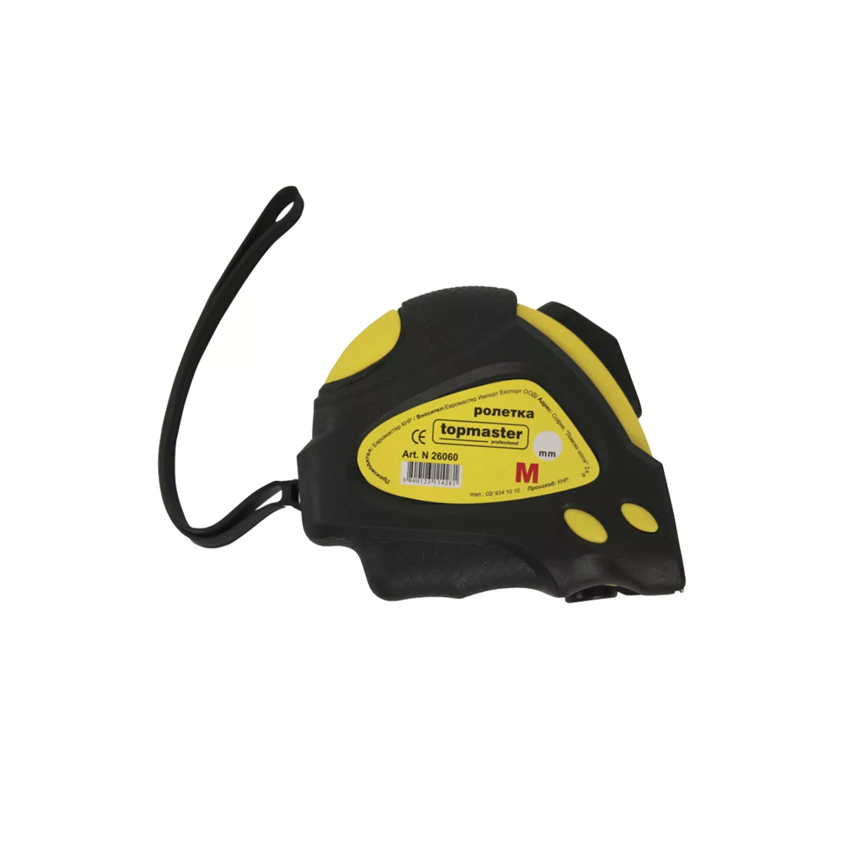 РОЛЕТКА С ДВОЕН СТОП 3М 19ММ TOPMASTER 260603