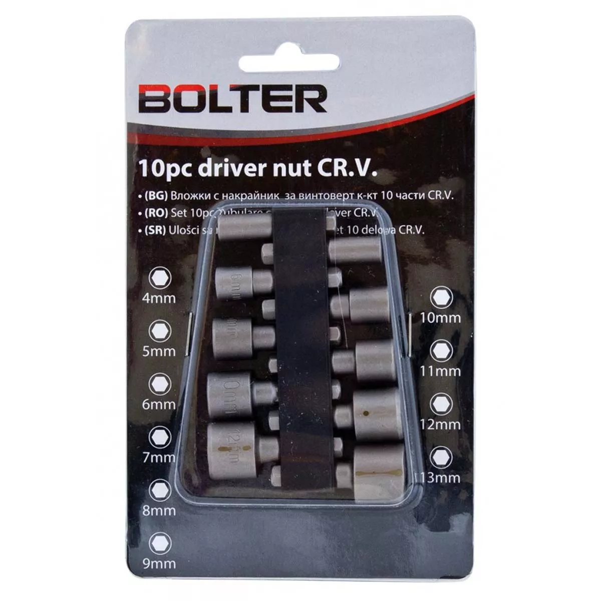 КАМЪНИ С НАКРАЙНИЦИ ЗА ВИНТОВЕРТ КОМПЛЕКТ 10 ЧАСТИ XG53113 BOLTER