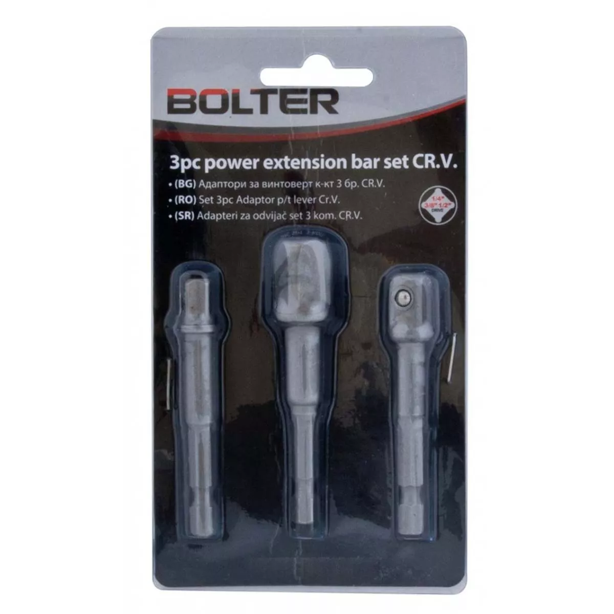 АДАПТОР ЗА ВИНТОВЕРТ КОМПЛЕКТ 3 БРОЯ XG53114 BOLTER
