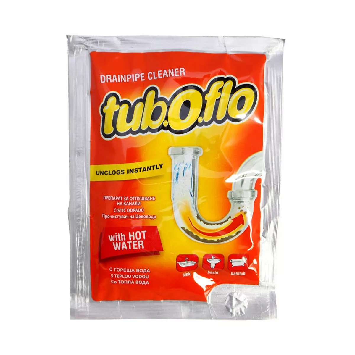 ПРЕПАРАТ ЗА ОТПУШВАНЕ НА КАНАЛИ С ГОРЕЩА ВОДА ТУБОФЛО 100 ГР