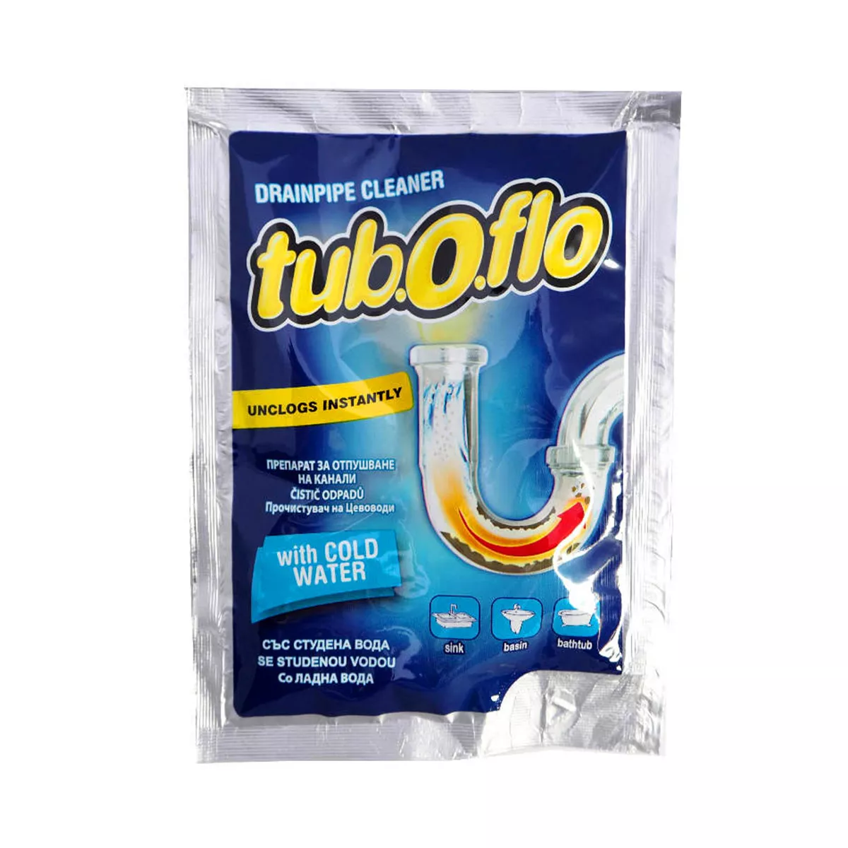 ПРЕПАРАТ ЗА ОТПУШВАНЕ НА КАНАЛИ СЪС СТУДЕНА ВОДА ТУБОФЛО 60 ГР