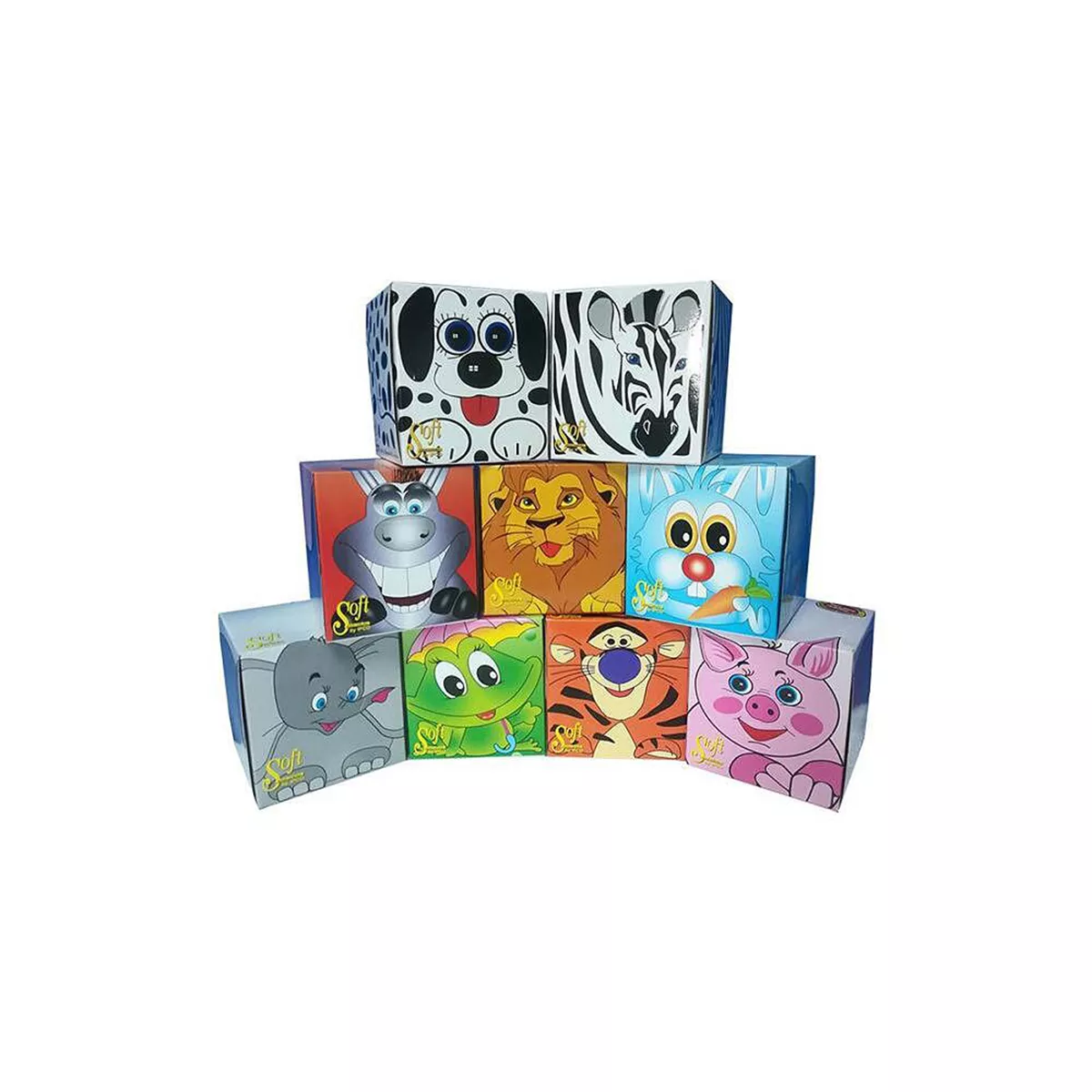 САНИТЕКС КЪРПИ ЗА ЛИЦЕ СОФТ 100БР КУТИЯ ЖИВОТНИ