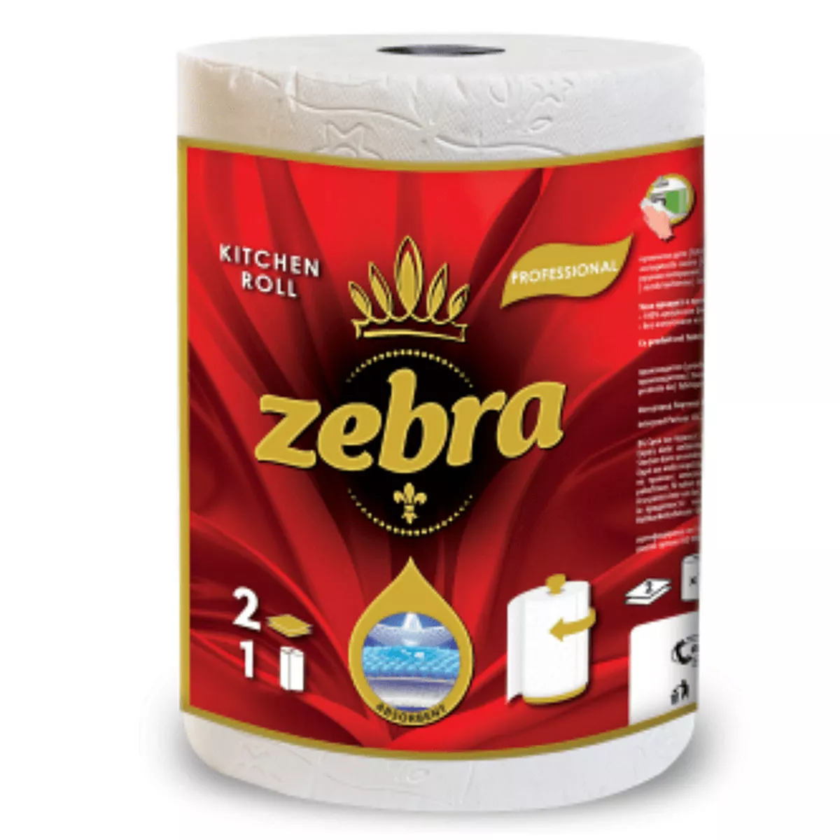 КУХНЕНСКИ РОЛКИ  ZEBRA 1БР 550ГР