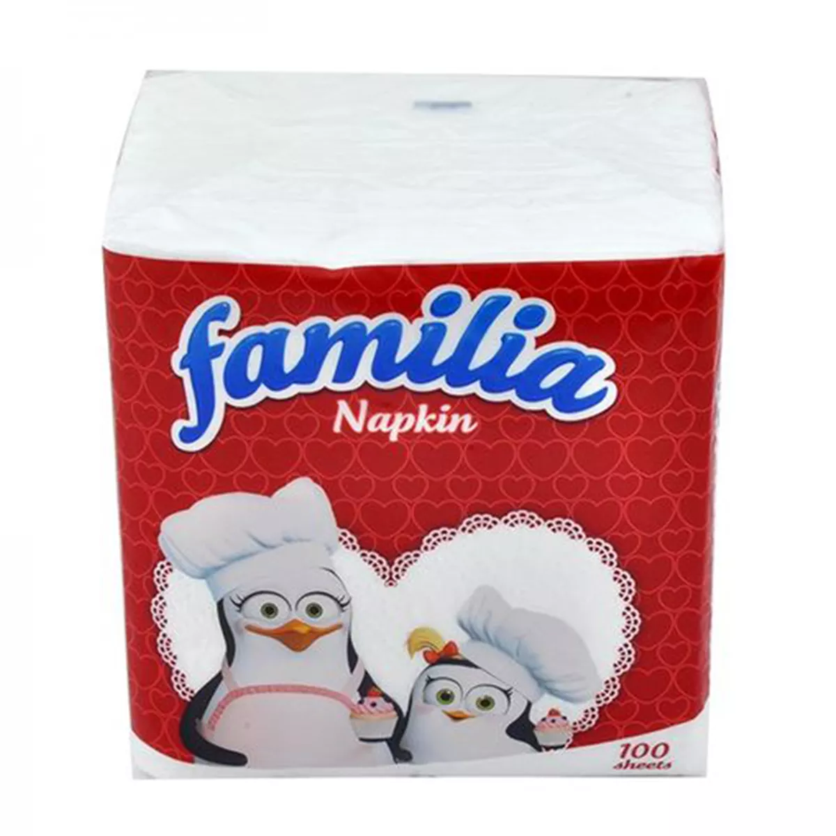 САЛФЕТКИ FAMILIA 100 БРОЯ