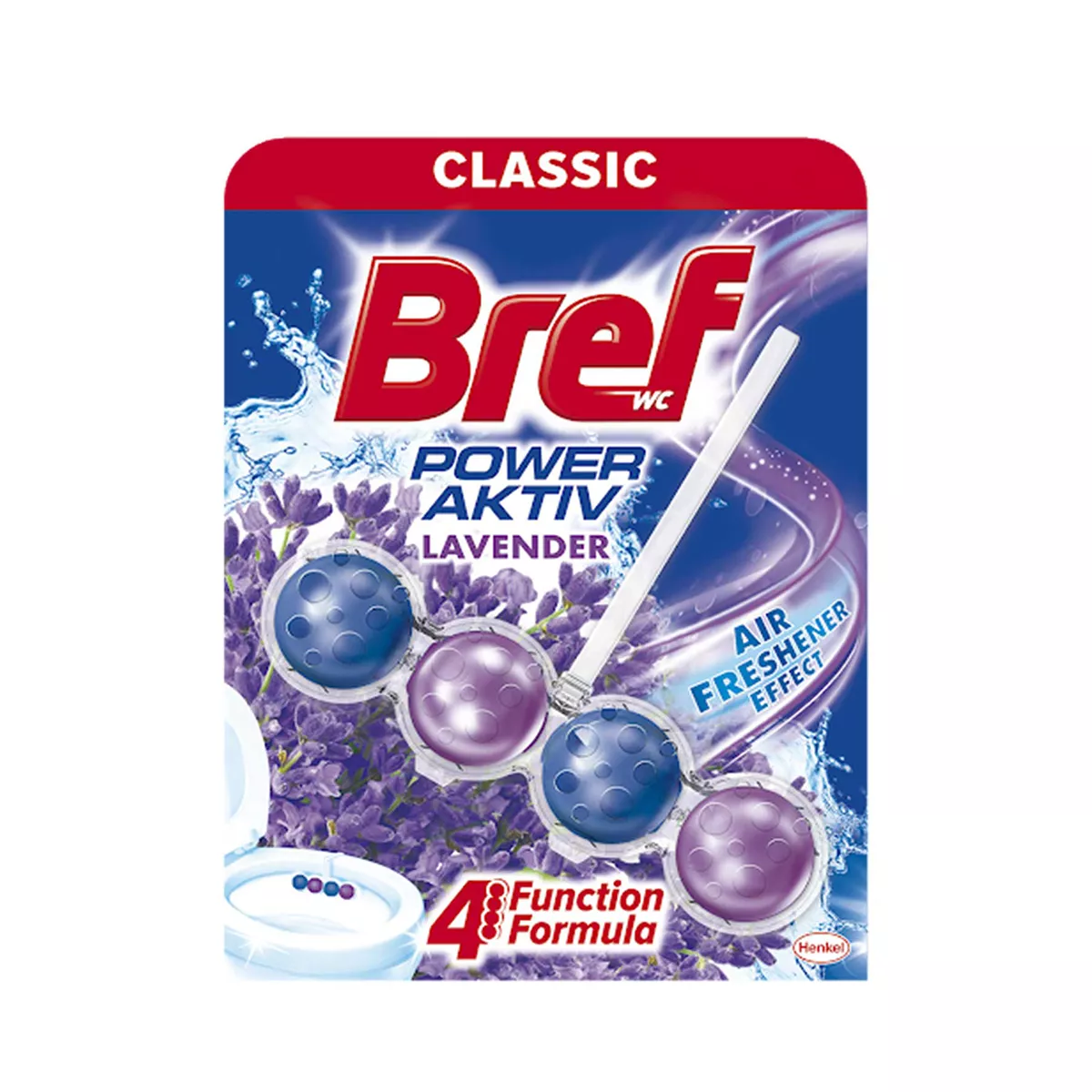 ТОАЛЕТНО БЛОКЧЕ WC POWER ACTIVE ЛАВАНДУЛА BREF