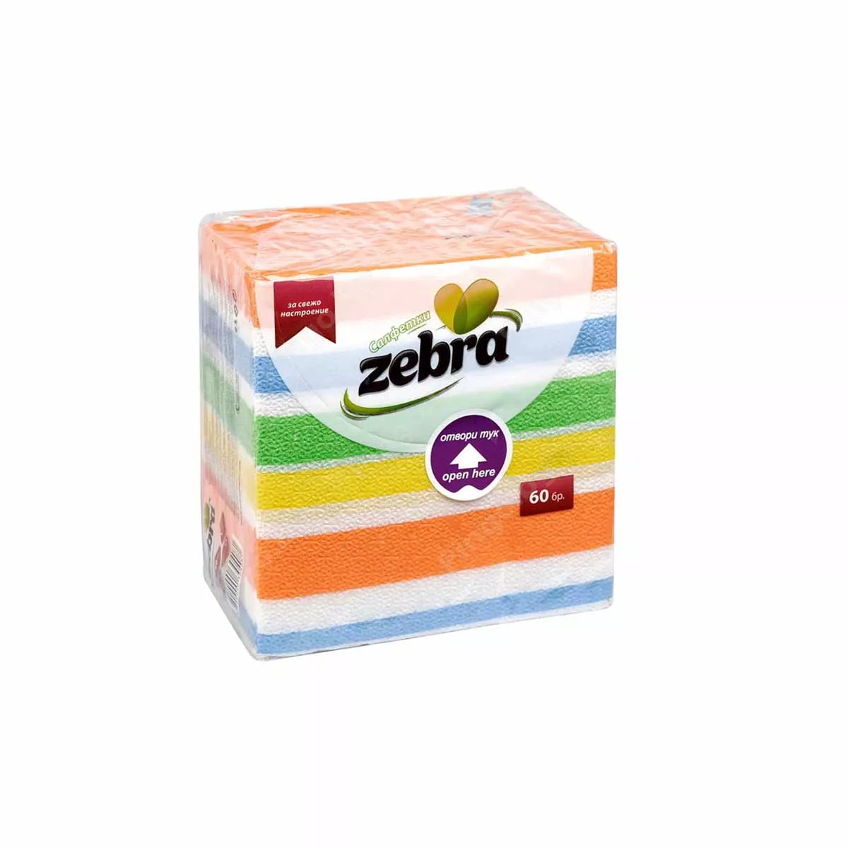 САЛФЕТКИ ZEBRA 60БР 33*33