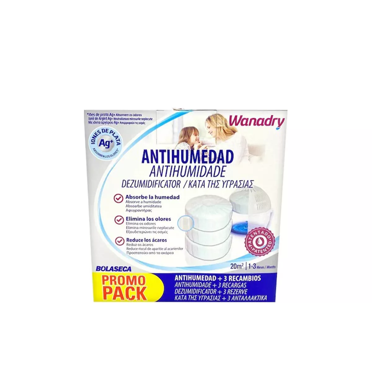 ВЛАГОУЛОВИТЕЛ 3*450ГР BOLASECA СТОП ВЛАГА