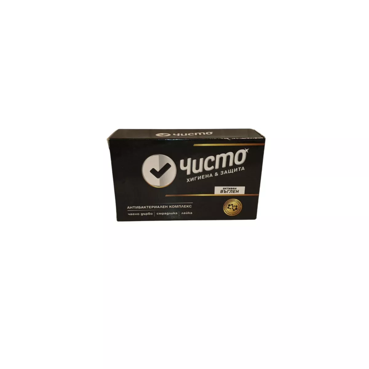 САПУН ЧИСТО 100ГР АКТИВЕН ВЪГЛЕН