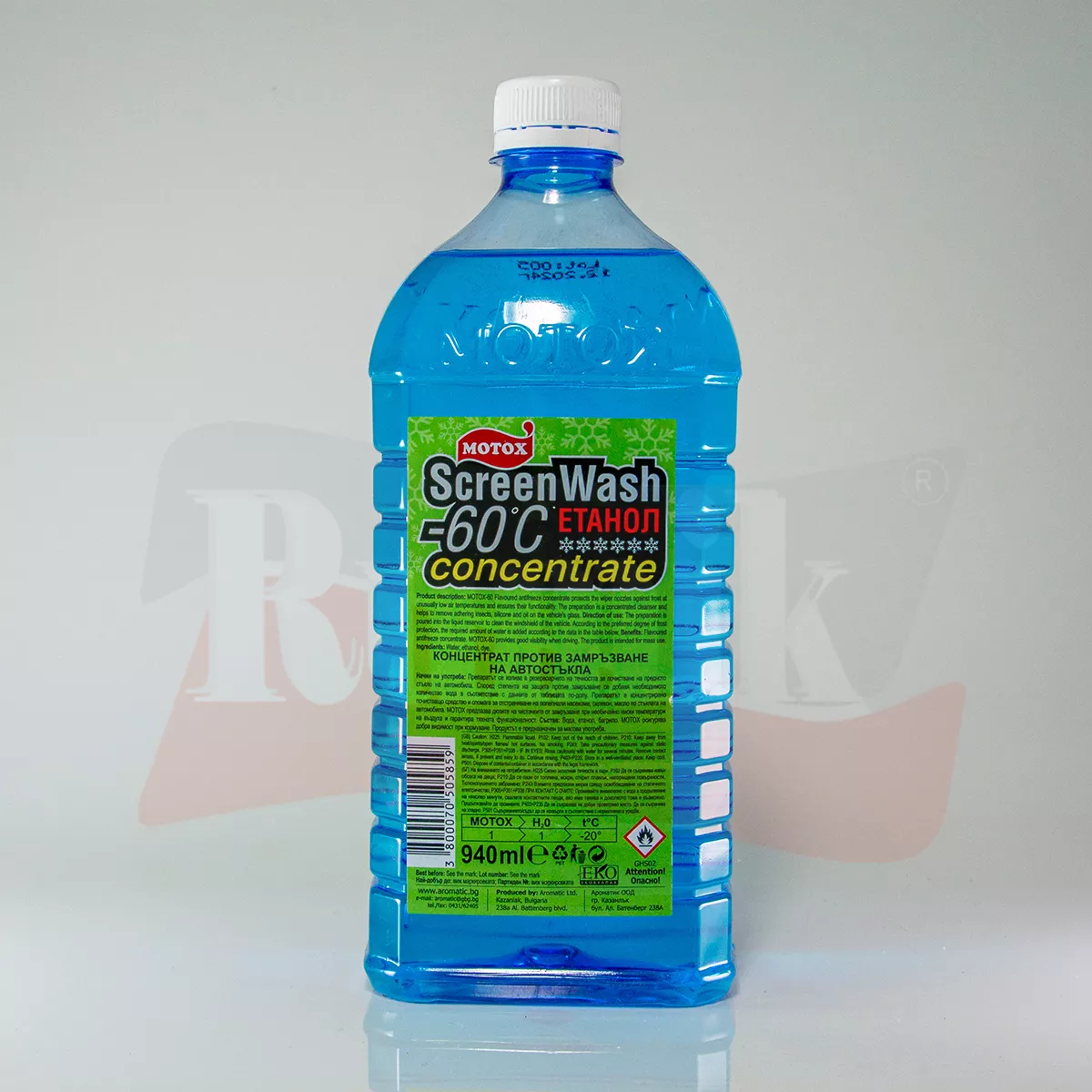 MOTOX ТЕЧНОСТ ЗА  АВТОСТЪКЛА -60 1Л