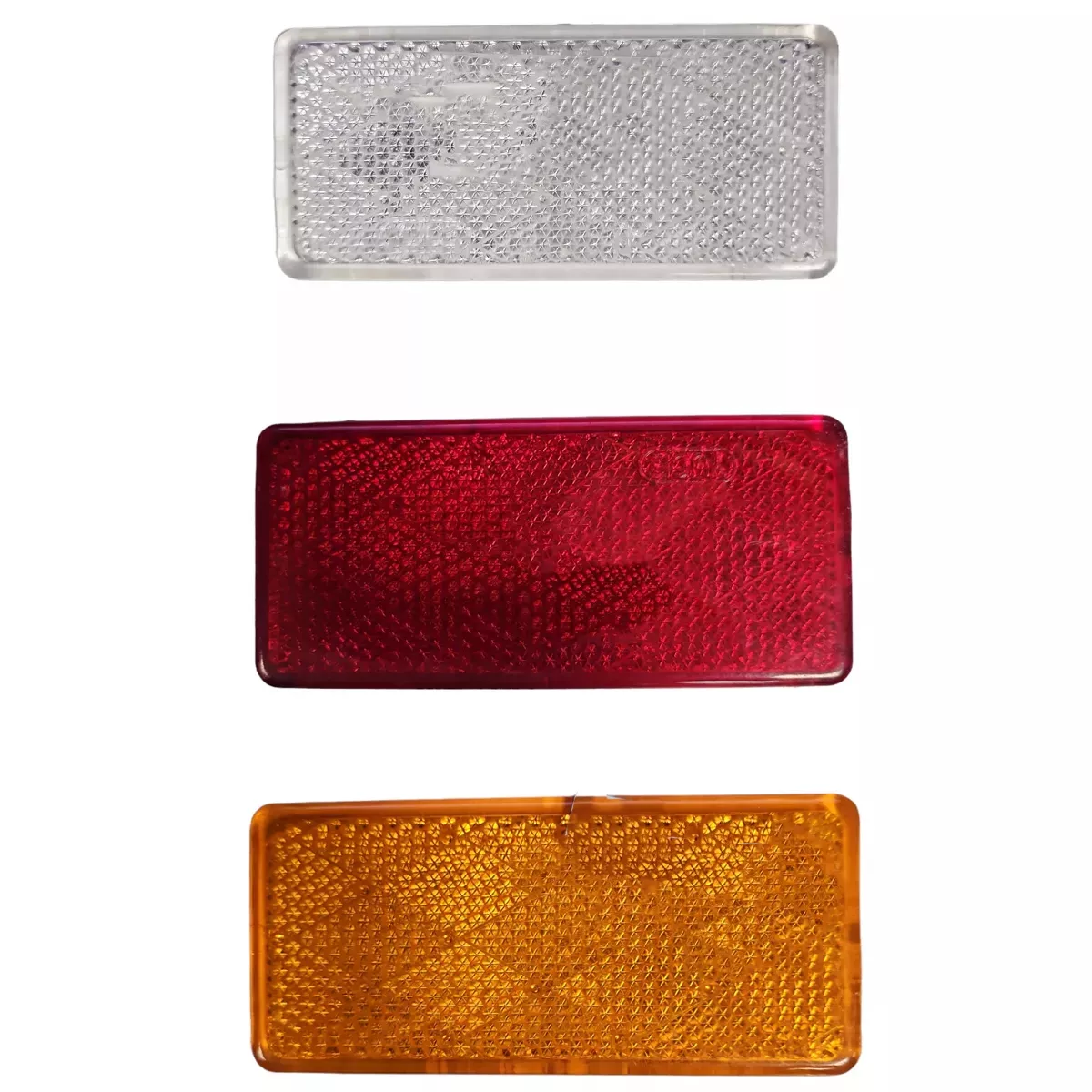 СВЕТЛООТРАЗИТЕЛ СТРАНИЧЕН 86*40ММ БЯЛ/ЖЪЛТ/ЧЕРВ. YP-17 00494