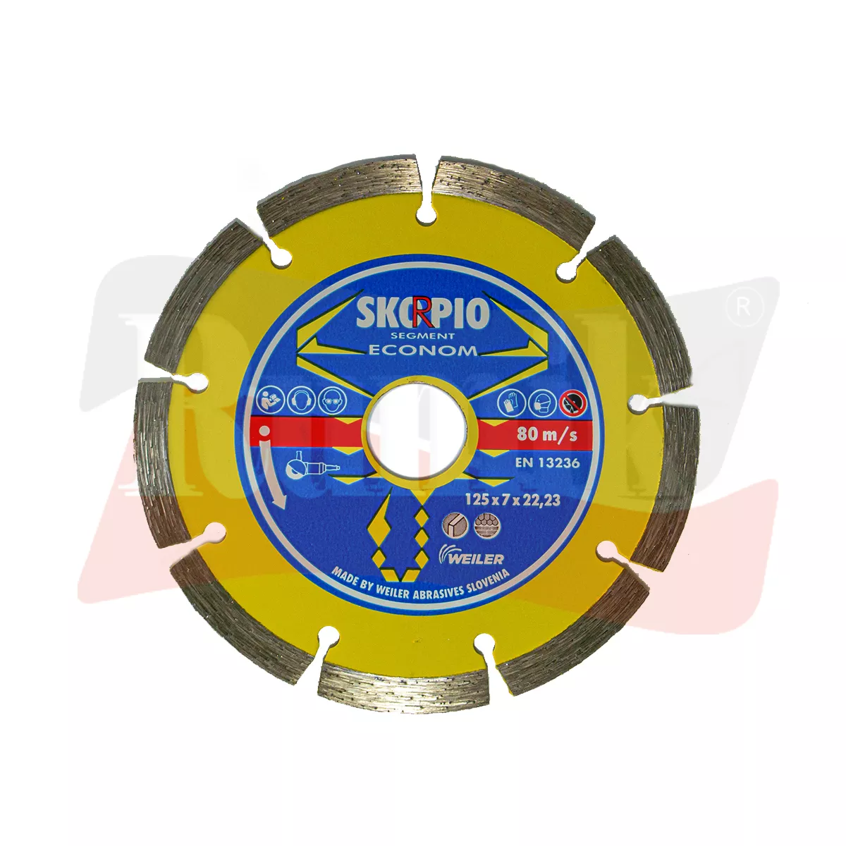 ДИСК ЗА РЯЗАНЕ SKORPIO SEGMENT 125x7