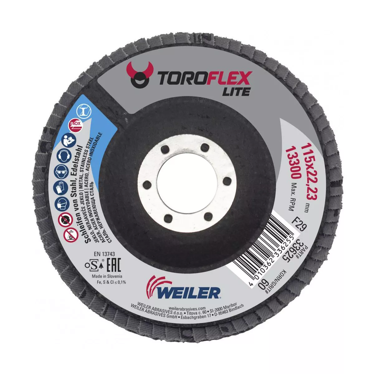 ДИСК ЛАМЕЛ F29  Z60 115