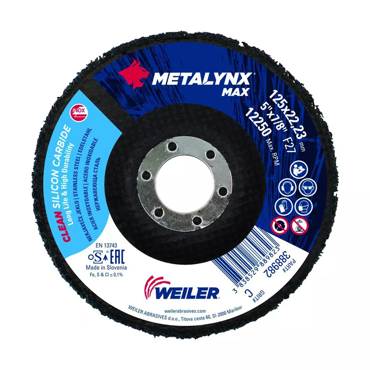 ДИСК STRIPITCO 125 SKORPIO 233827/  METALYNX MAX