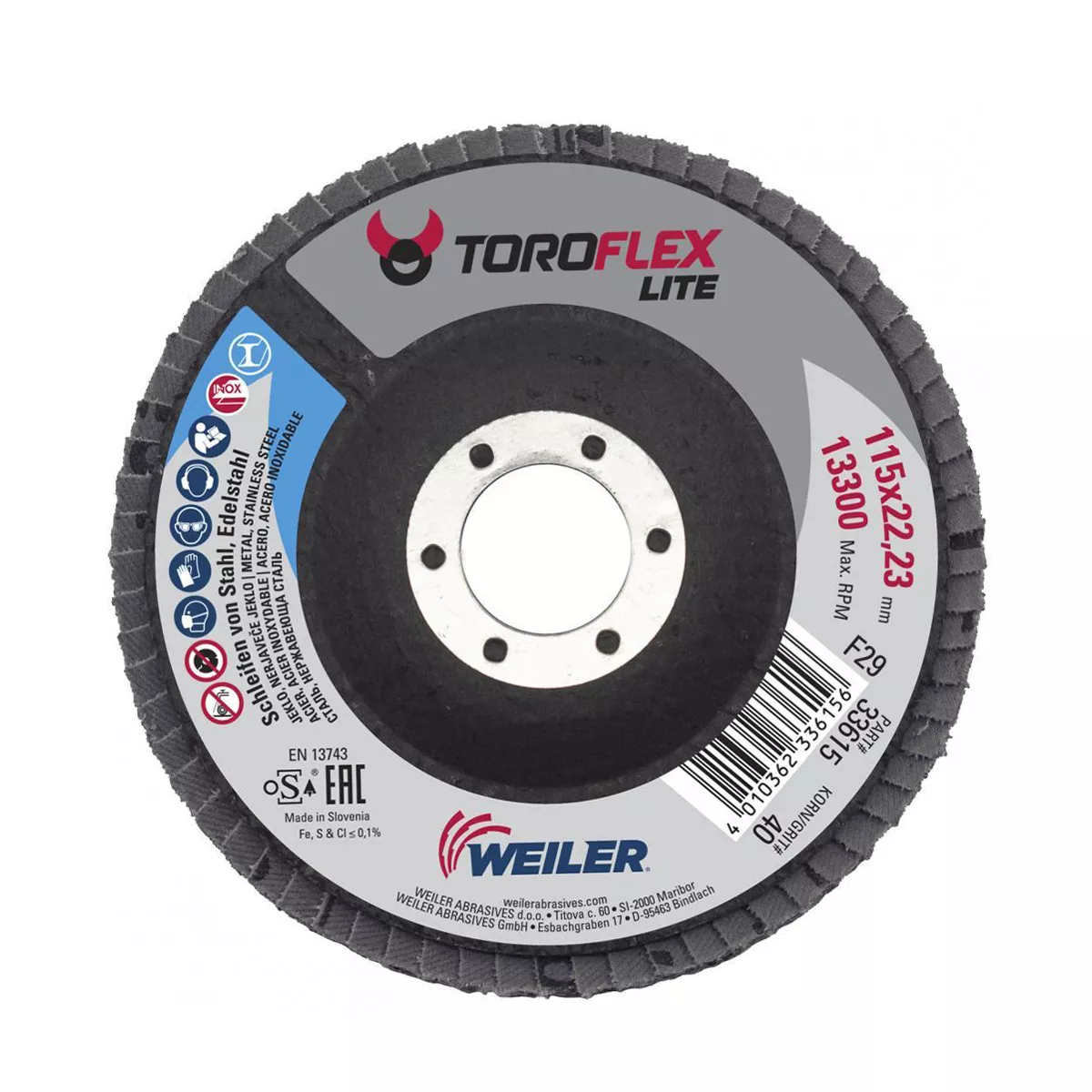 ДИСК ЛАМЕЛ F29  Z40 115