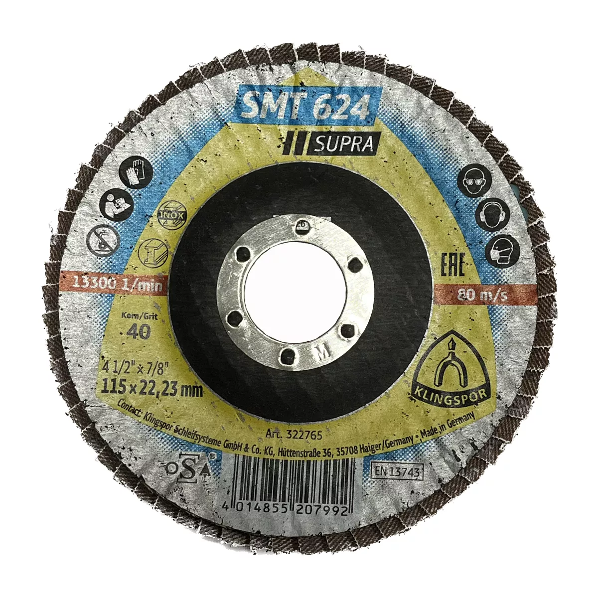 ДИСК 115*22,23/40 ИН0КС KLINGSPOR 221181