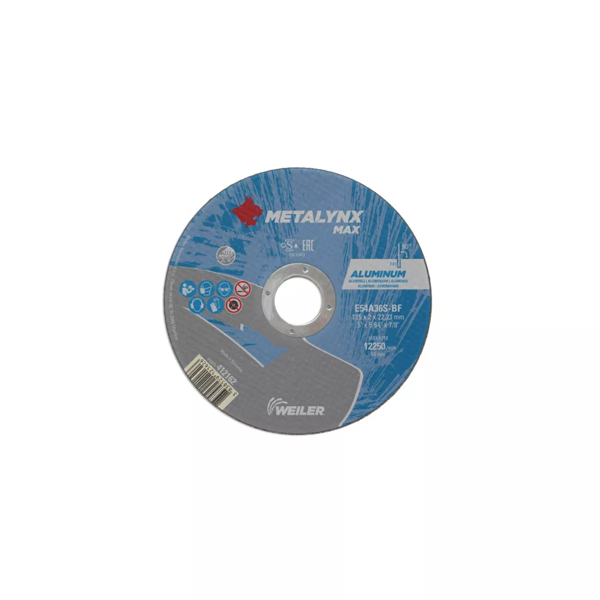 ДИСК ЗА РЯЗАНЕ НА АЛУМИНИЙ 125х1х22