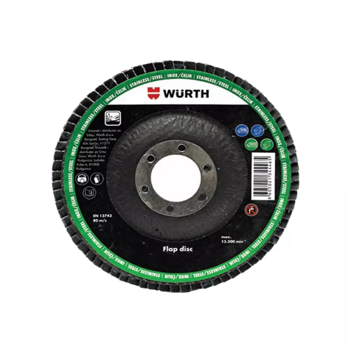 ДИСК ЛАМЕЛЕН 125х22,23 P100 WURTH 0578785100