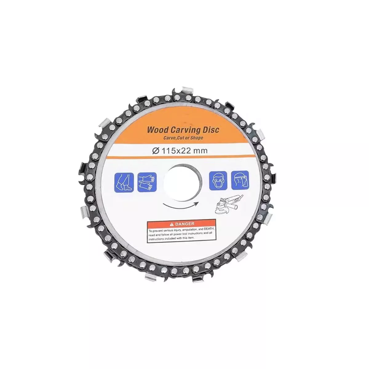 ДИСК 115*22ММ С ВЕРИГА ЗА ДЪРВО 012512 GL357/115