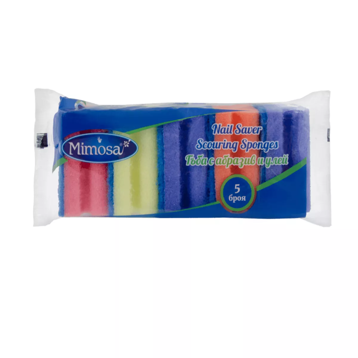 ГЪБА С АБРАЗИВ И УЛЕЙ 5 БРОЯ MIMOSA