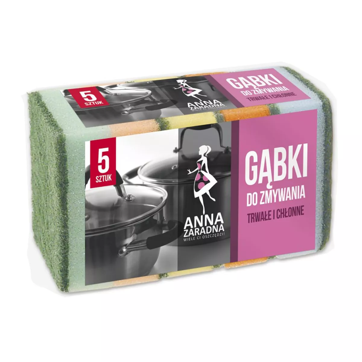 ГЪБА ЗА СЪДОВЕ 5 БРОЯ ГОЛЕМИ ANNA ZARADNA