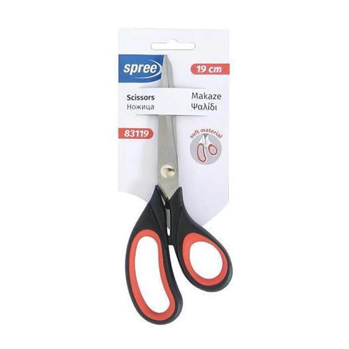 НОЖИЦА ОФИСНА 19СМ 83119-SPREE