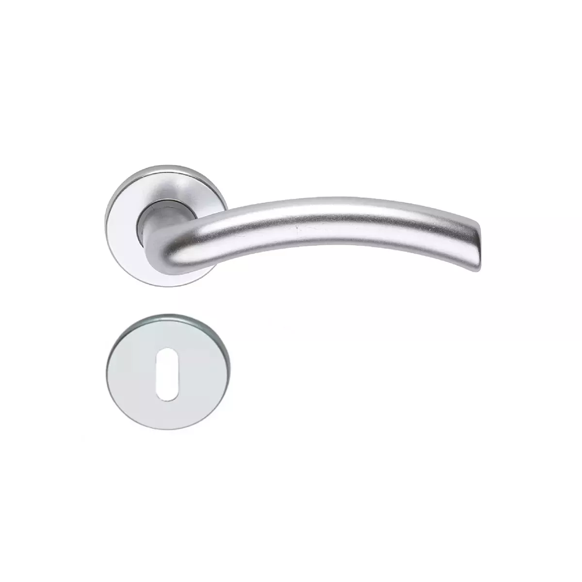 ДРЪЖКА SOFIA С РОЗЕТКА ОБИКНОВЕНА 50ММ СРЕБРИСТ