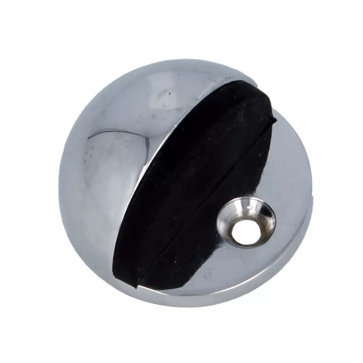 СТОПЕР ЗА ВРАТА МОД.100 ХРОМ+ЧЕРНО/4671/2404