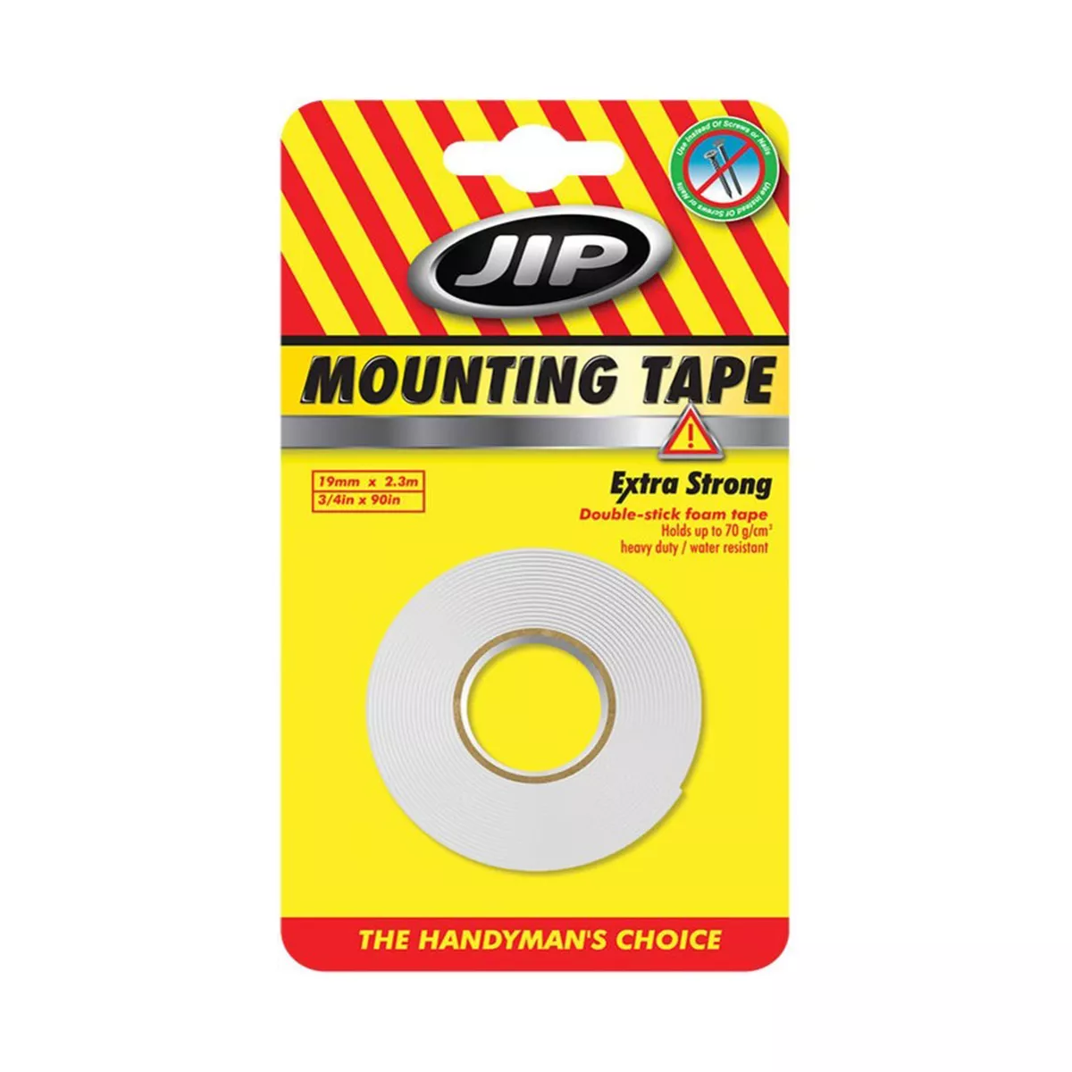 МОНТАЖНА ЛЕНТА БЯЛА 2,3/19ММ JIP