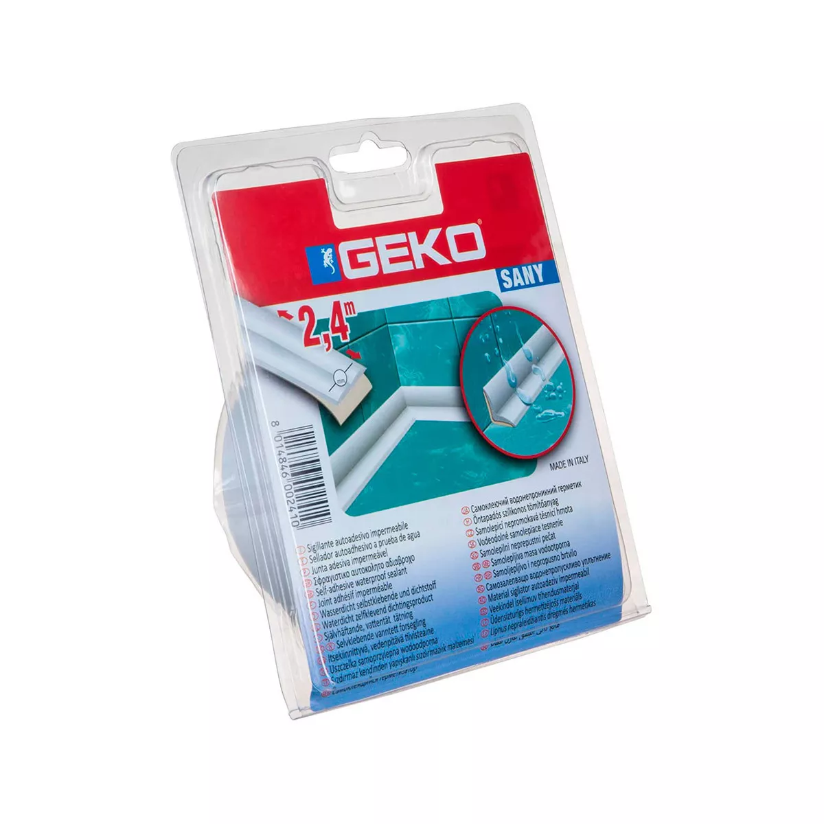 ЛАЙСНА ЗА ЪГЛИ GEKO - ВОДОНЕПРОПУСКЛИВА, 450/40, 2.4*40ММ