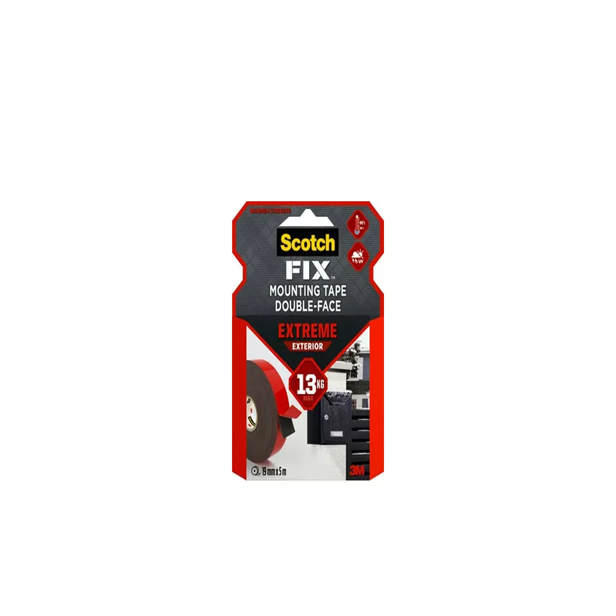 ЛЕНТА  ДВОЙНОЛЕПЯЩА 5М/19ММ VHB EXTREME ВЪНШНА 3М SCOTCH