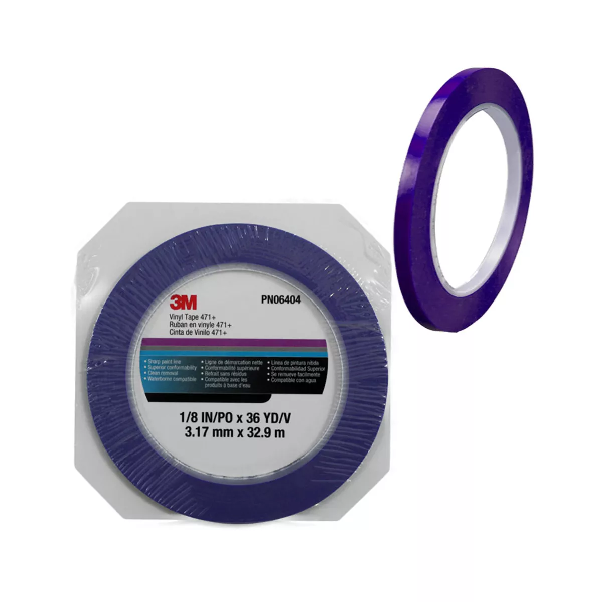 ЛЕНТА ЗА КОНТУРИ СИНЯ 32,9М/3,17ММ 3М