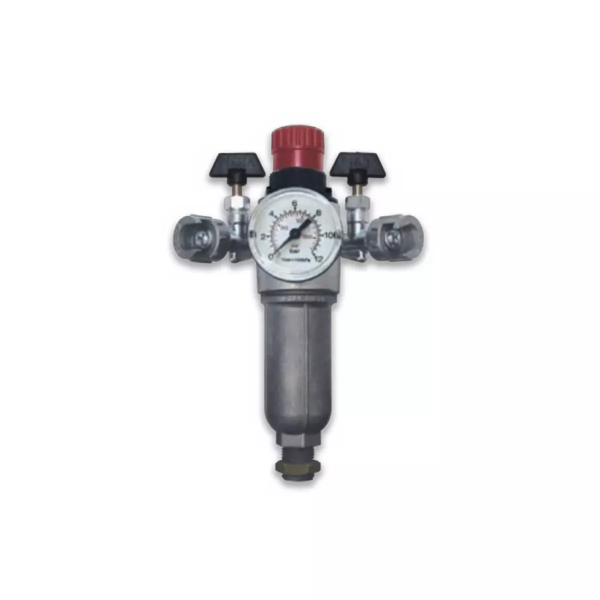 F202/3 - РЕГУЛАТОР 3/8 С 2 ИЗХОДА С ГАЙКА