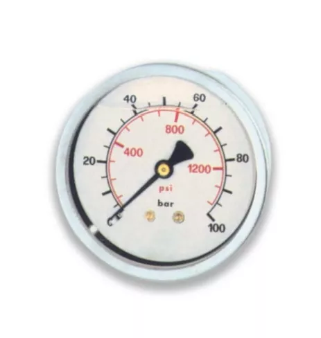 D220/6 - МАНОМЕТЪР 1/4 Ф63 BAR 0-25