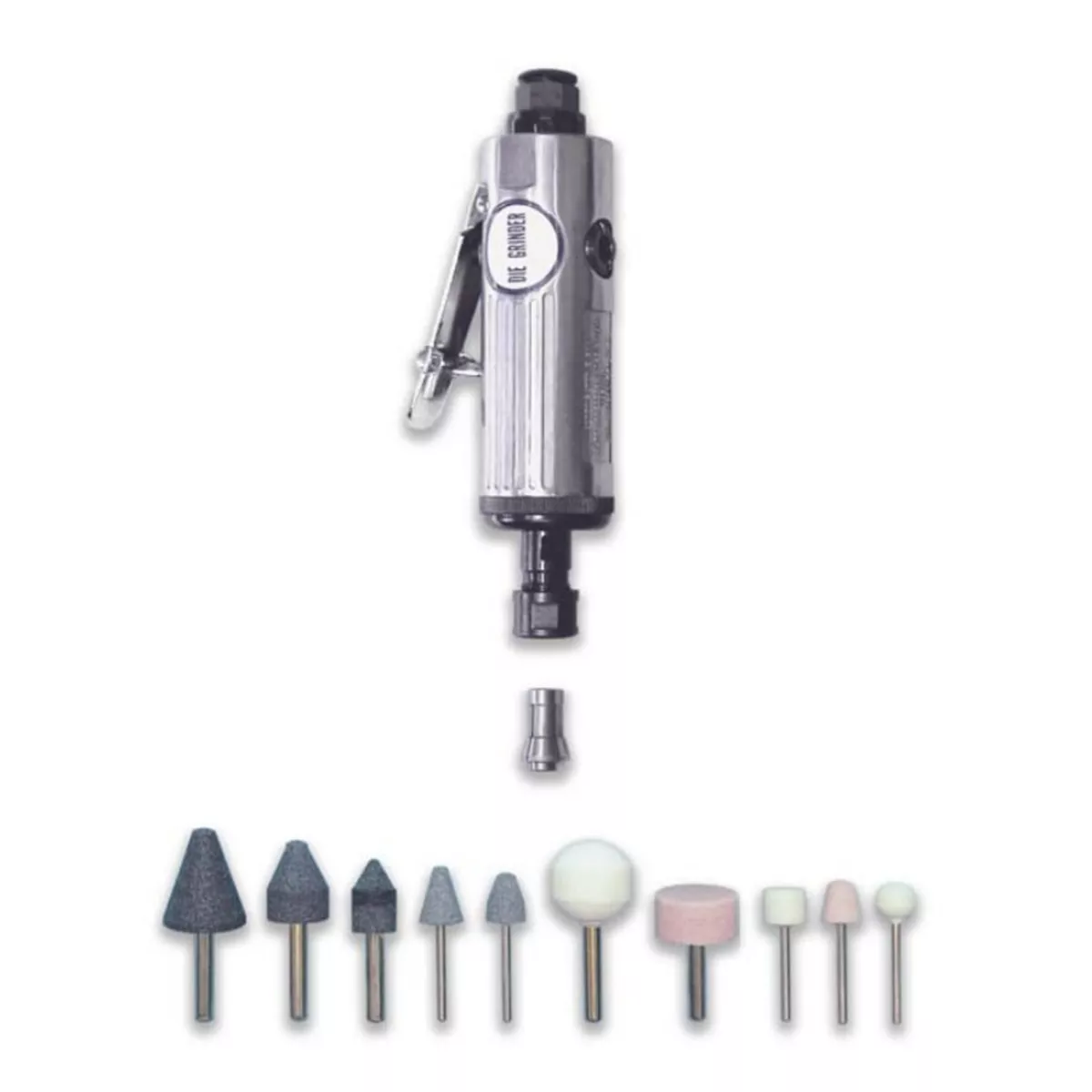 ПНЕВМАТИЧЕН ШМИРГЕЛ 1/4 КОМПЛЕКТ С ШЛАЙФГРИФЕРИ Р125/1