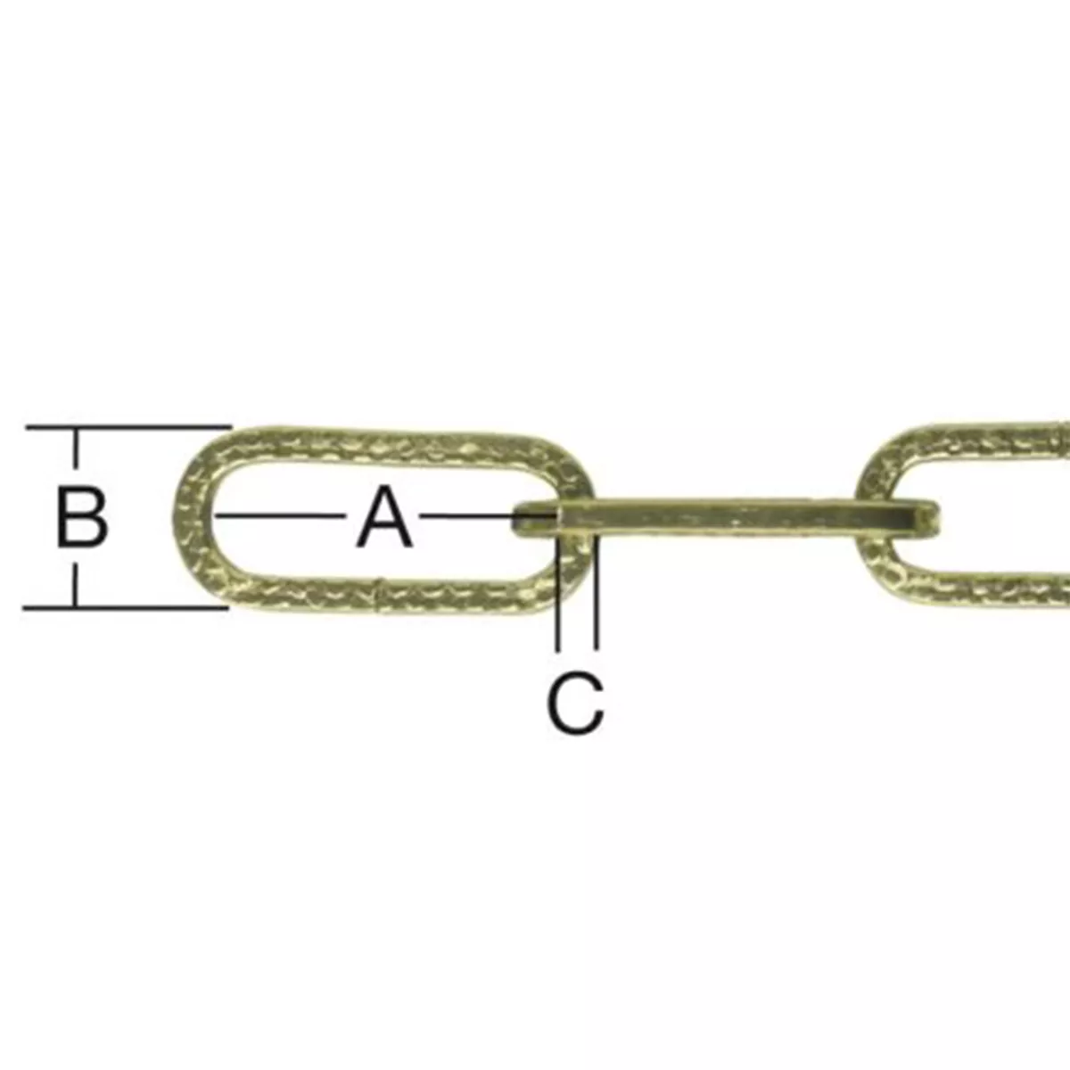 ВЕРИГА ДЕКОРАТИВНА МЕСИНГ 3ММ ОПЪН 64КГ НАТИСК 20КГ 100028