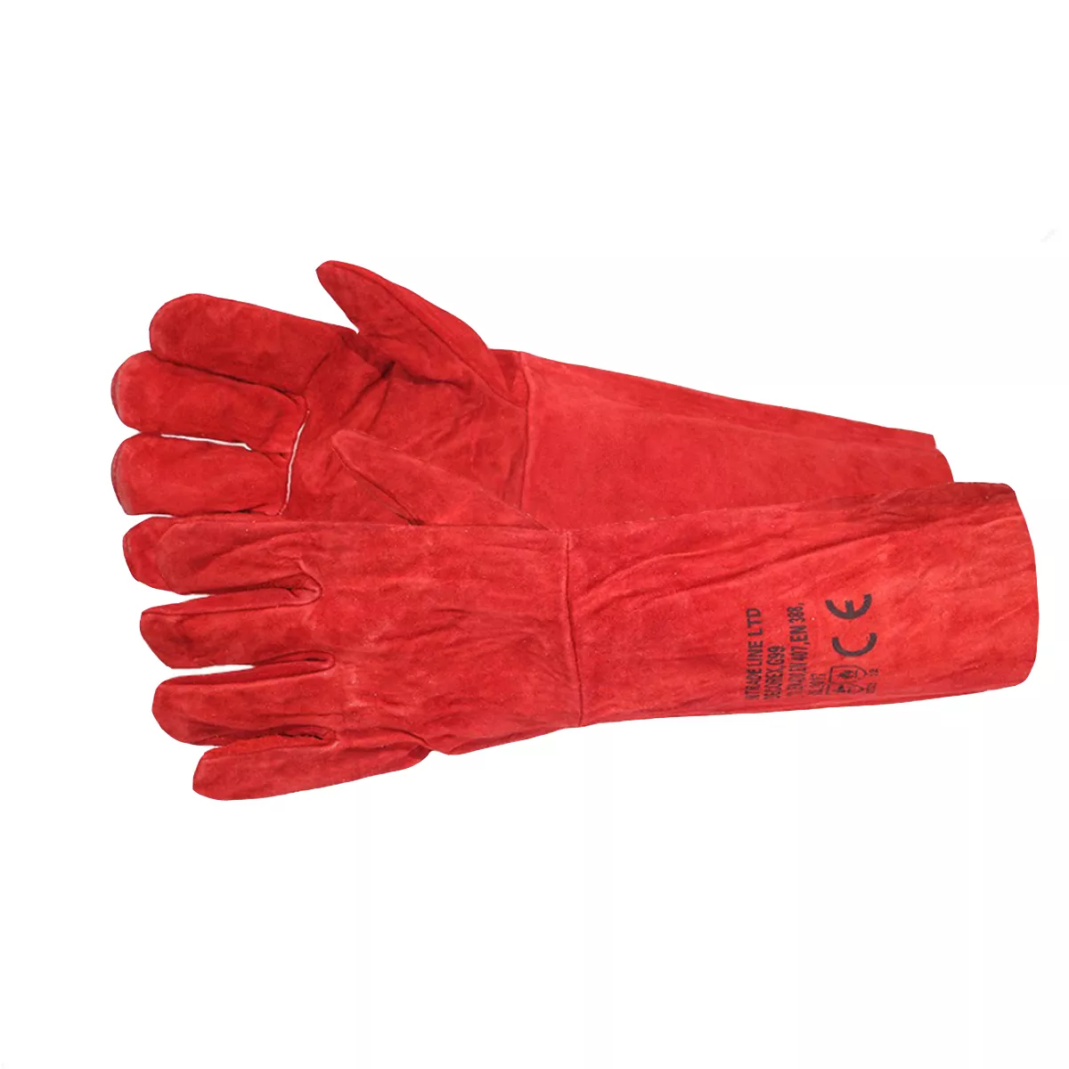 РЪКАВИЦИ ЗАВАРЪЧНИ ТЕЛЕШКА КОЖА DECOREX 40 СМ