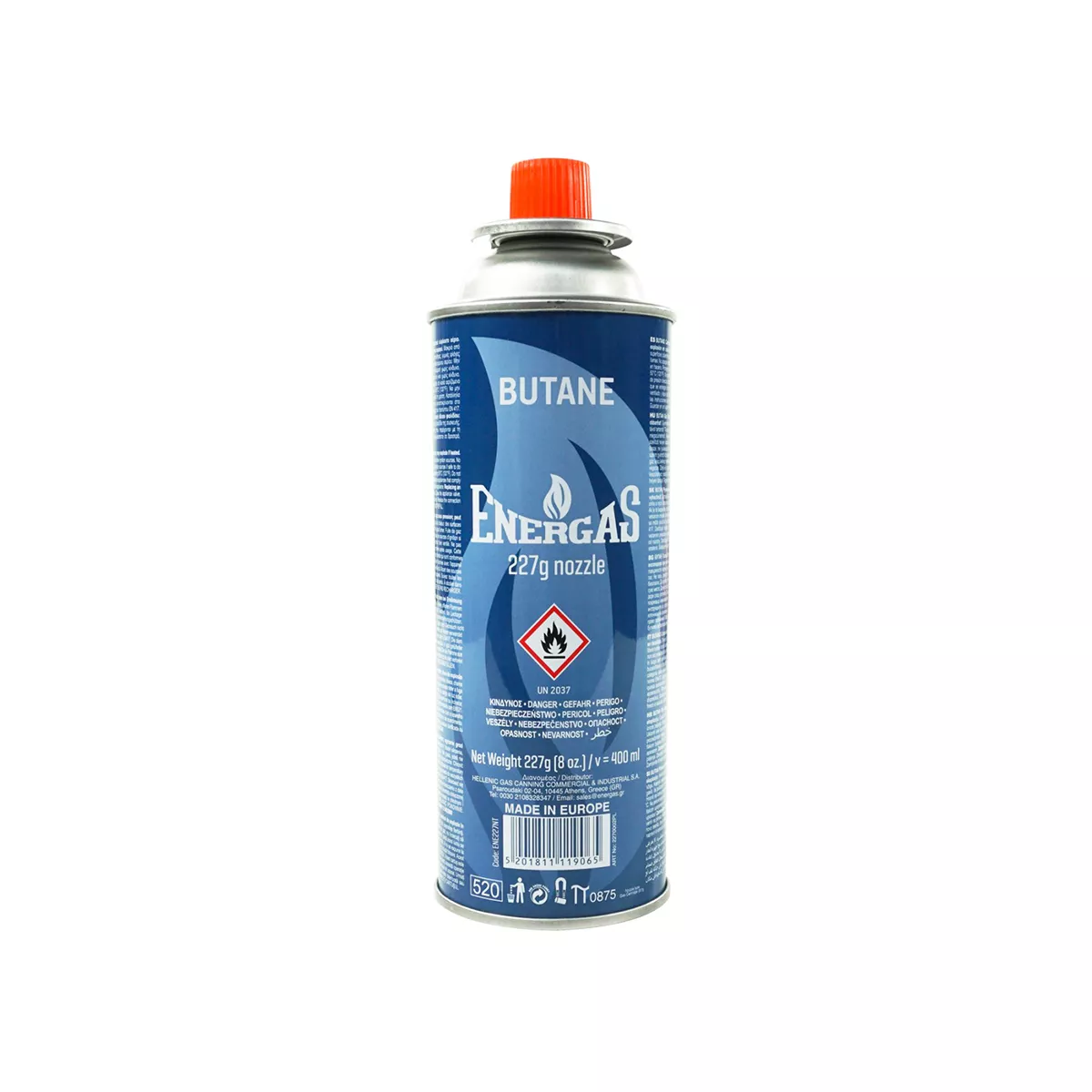 ГАЗ ФЛАКОН 227ГР.ENERGAS 400ML